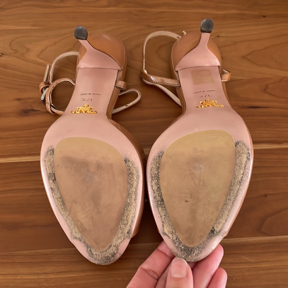 Prada Taffetas Jewels T-strap Sandals 37.5 - Picture 8 of 16